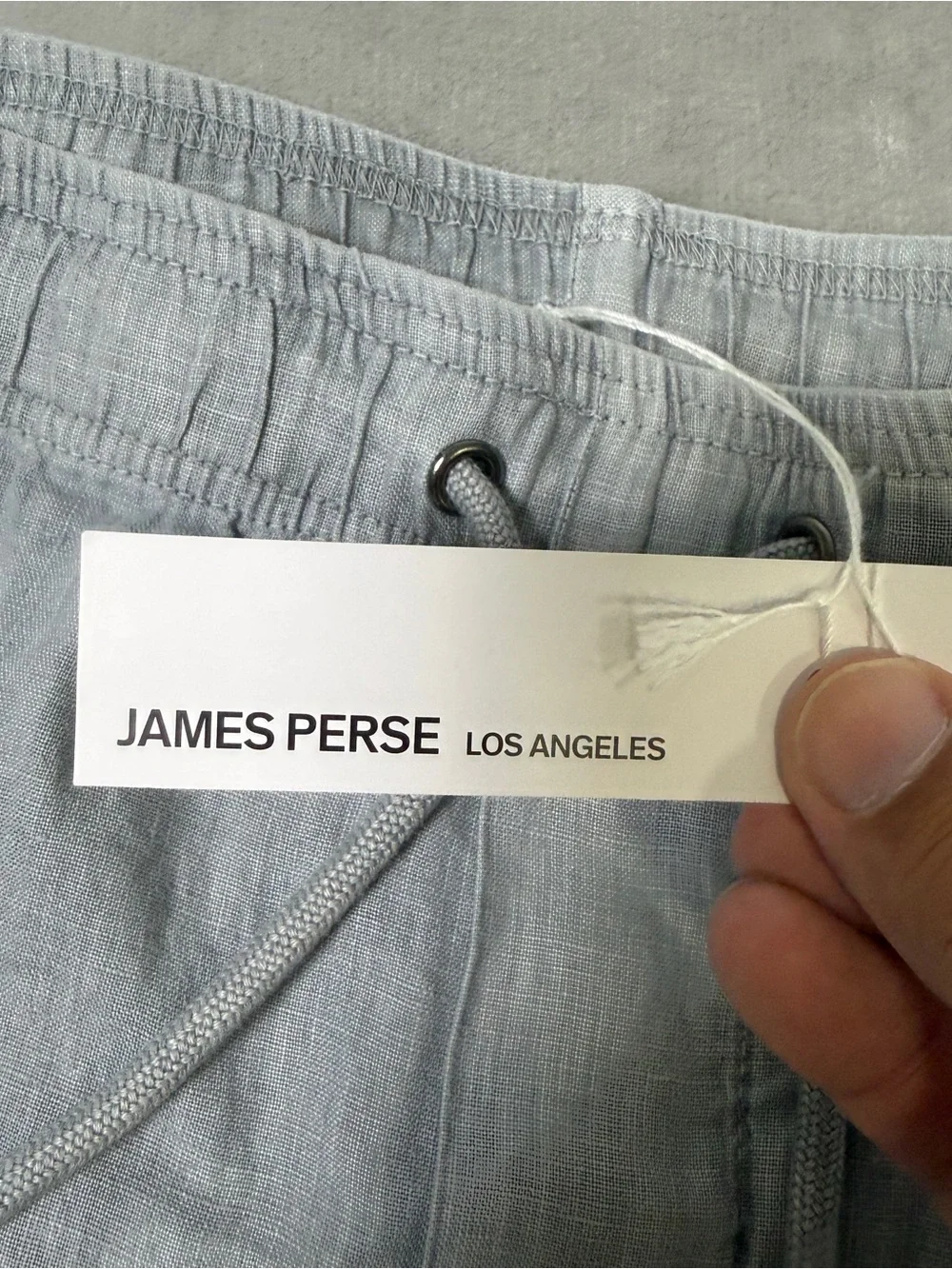 James Perse Lightweight 100% Linen Pants Grey NWT Men's 4 XL $295